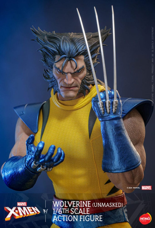 Marvel X-Men Action Figure 1/6 Wolverine (Unmasked) 28 cm 10