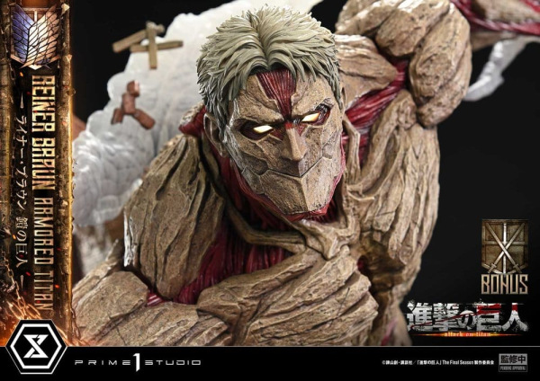 Attack on Titan (TV animation) Ultimate Diorama Masterline Statue Reiner Braun Armored Titan Bonus V 9