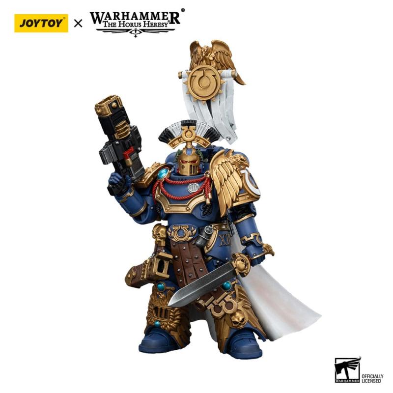 Warhammer The Horus Heresy Action Figure 1/18 Ultramarines Legion Praetor with Power Sword and Volki