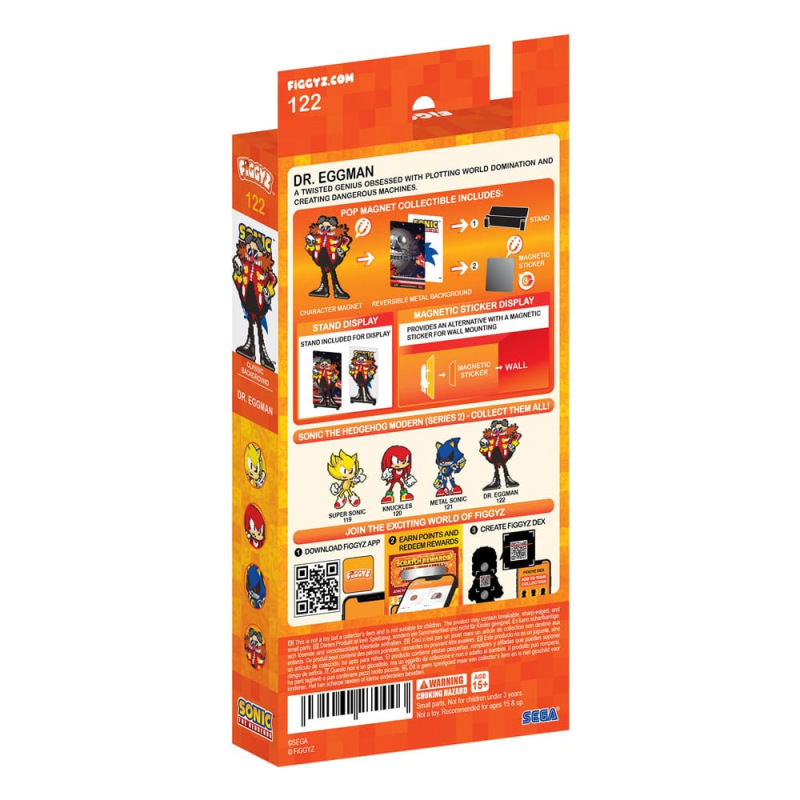Sonic the Hedgehog (Modern) FiGGYZ Magnet Collectible Dr. Eggman 11 cm 2