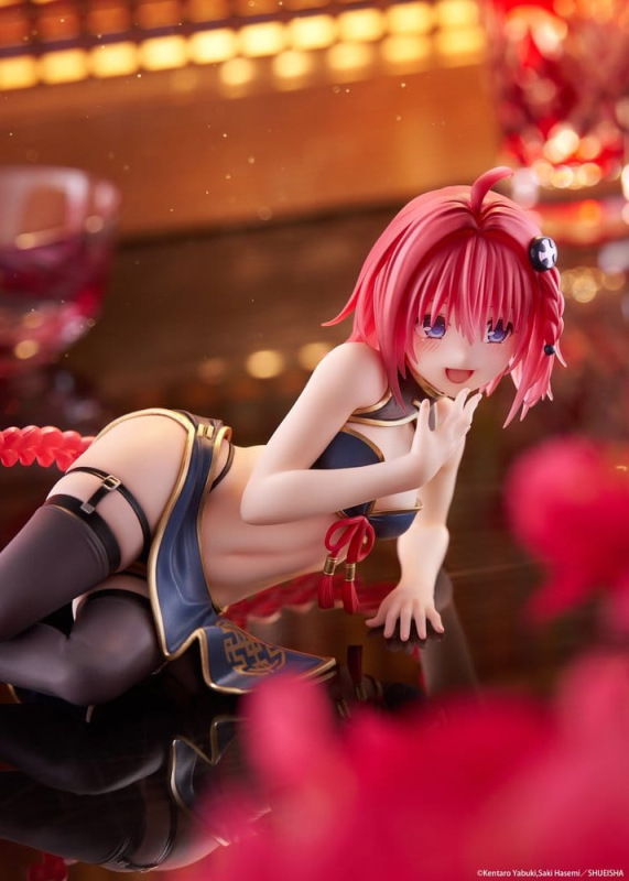 To Love-Ru Darkness Desktop Cute PVC Figure Mea Kurosaki (Chinese Dress Ver.) 13 cm 6