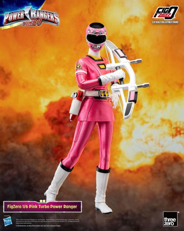 Power Rangers Turbo FigZero Action Figure 1/6 Pink Turbo Power Ranger 30 cm