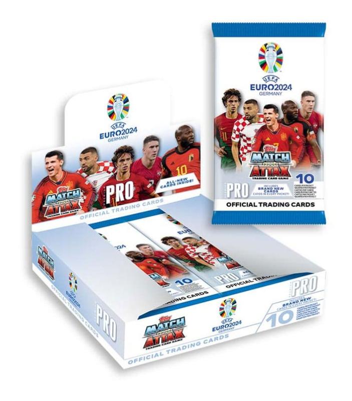 UEFA EURO 2024 Trading Cards Premium Pro Booster Display (10)