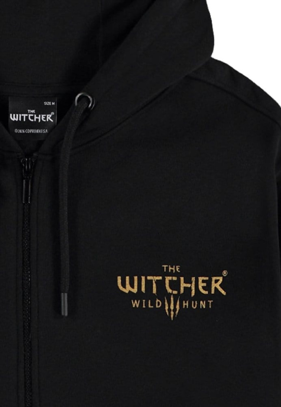 The Witcher Hooded Zip-Up Sweater The Wild Hunt L 4