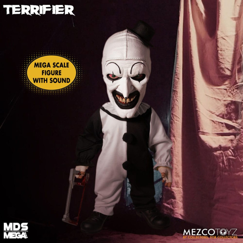 Terrifier MDS Mega Scale Plush Doll Art the Clown with Sound 38 cm 2