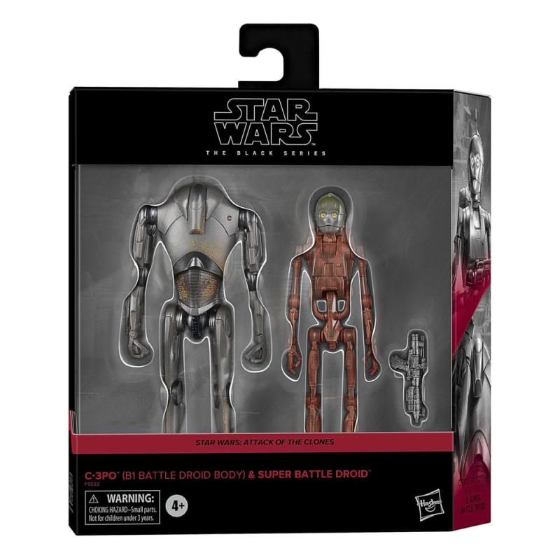 Star Wars Episode II Black Series Action Figure 2-Pack C-3PO (B1 Battle Droid Body) & Super Battle D 1