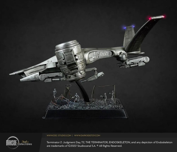 Terminator 2 Judgment Day Replica Aerial Hunter Killer 30th Anniversary Edition 60 cm 7