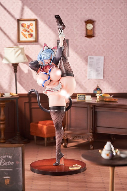 Original Character Statue 1/6 Lewd Girl Y-shaped Balance - Aoi Futatsuki Tapestry Set Edition 38 cm 4