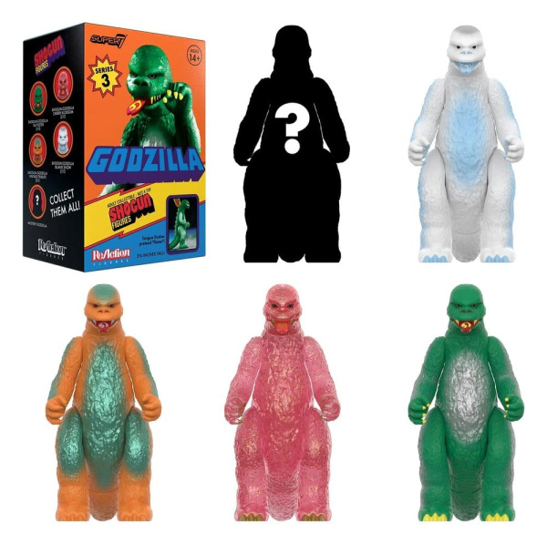 Godzilla Toho (Shogun V3) Action Figure Blind Box Wave 9 Display (12) 1