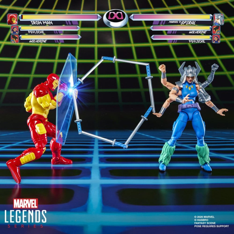 Marvel Games Marvel Legends Action Figure 2-Pack Iron Man & Marvel's Spiral 15 cm 13