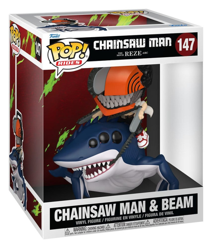 Chainsaw Man POP! Rides Deluxe Vinyl Figure CSM & Beam 15 cm 1