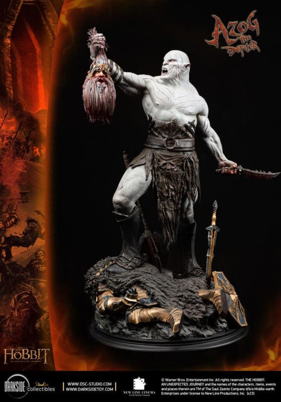 The Hobbit MS Series Statue 1/3 Azog The Defiler John Howe Signature Edition Edition 90 cm 9