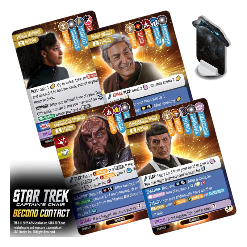 Star Trek: Captain's Chair Card Game Second Contact *English Version* 7