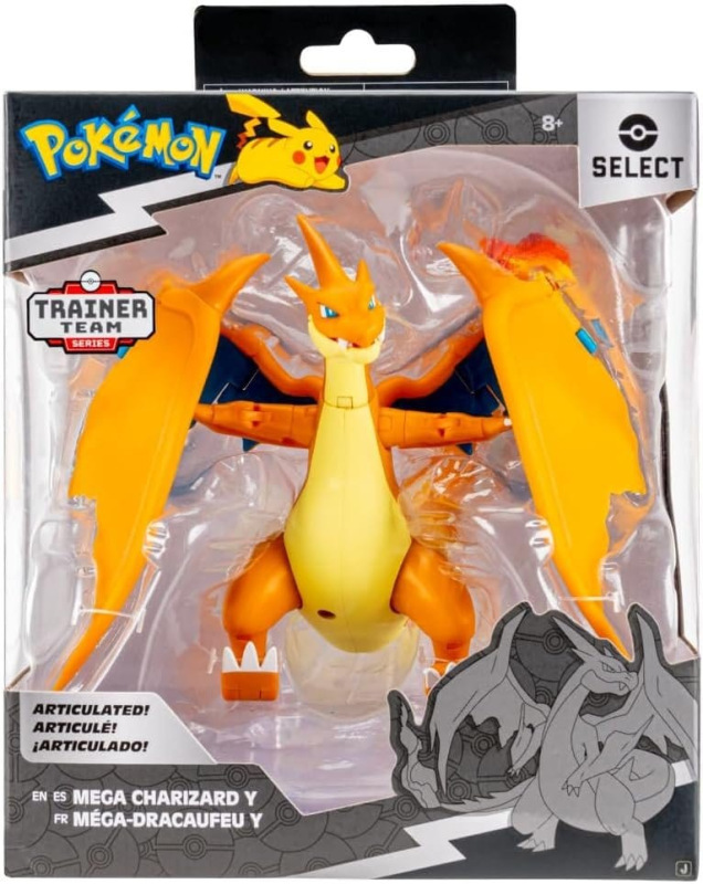 Pokémon Select Super-Articulated Figure Mega Charizard Y 15 cm 2