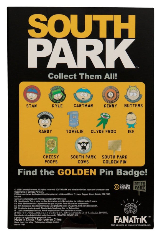 South Park Mystery Pin Badges Display (12) 2