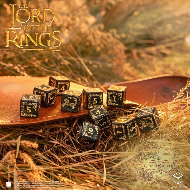 The Lord of the Rings: 10 D6 Dice Set Rohan 4