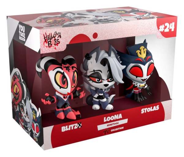 Helluva Boss Mini Tooz Mini Figures 3-Pack Blitzo, Loona & Stolas 1