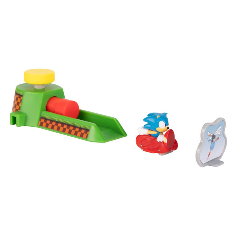Sonic - The Hedgehog Go Go Racers Vehicles Mini Launching ramps Assortment (4) 10