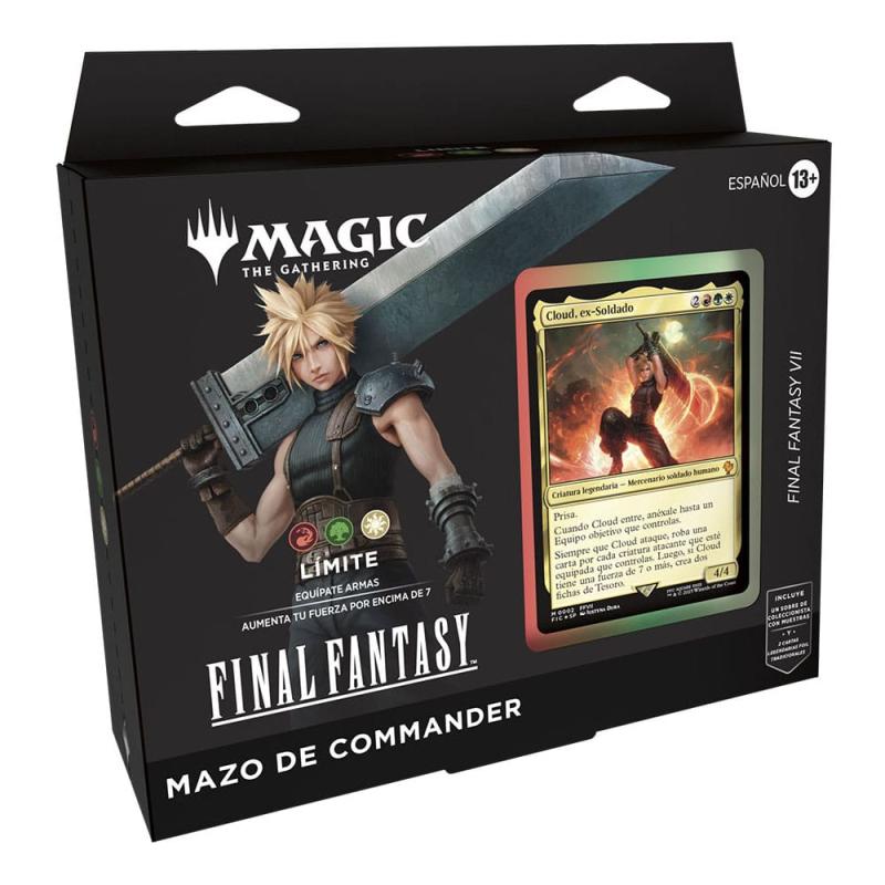 Magic the Gathering Final Fantasy Commander Decks Display (4) spanish 4