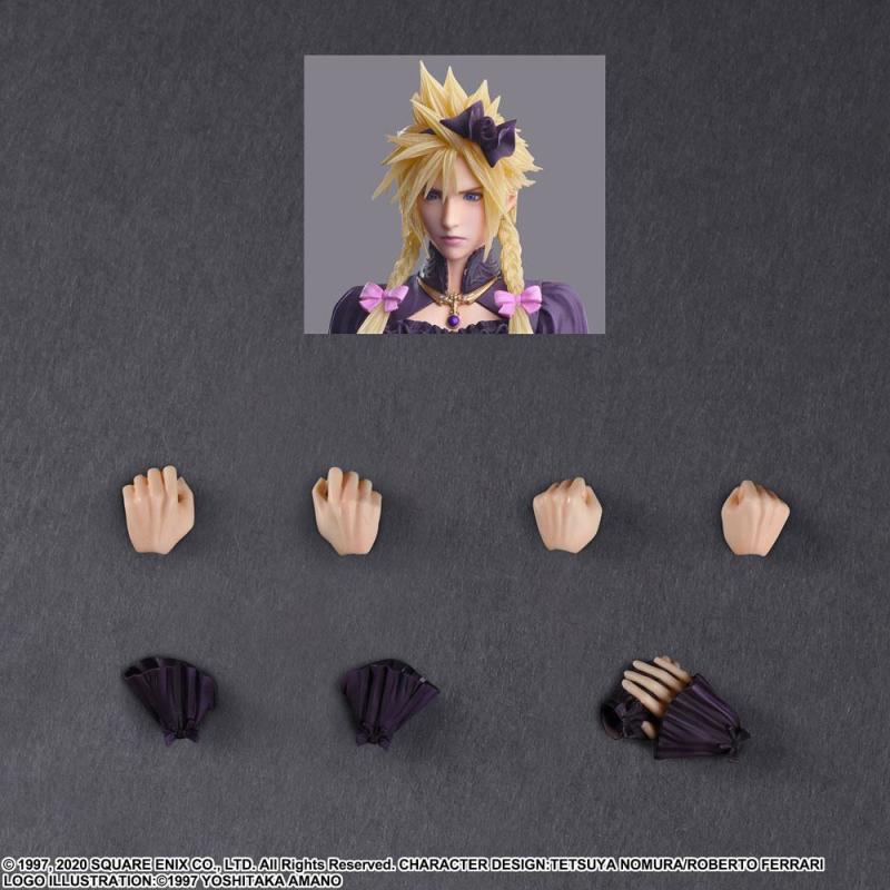 Final Fantasy VII Remake Play Arts Kai Action Figure Cloud Strife Dress Ver. 28 cm 13