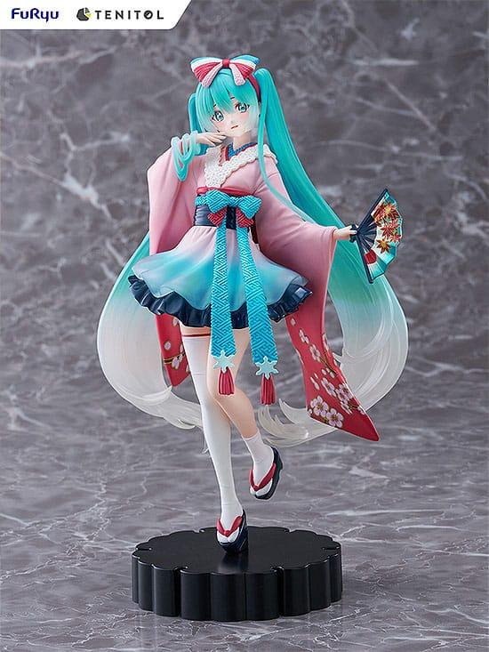 Hatsune Miku Statue Neo Tokyo Series Kimono 22 cm 6