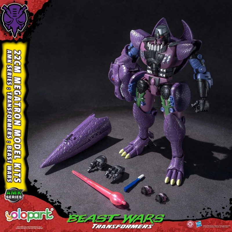 Transformers AMK Series Plastic Model Kit Beast Wars Megatron 22 cm 3