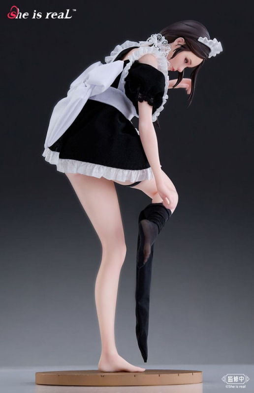 Original Character Dress Series PVC Statue 1/6 She is real Water Droplet Maid 27 cm 9