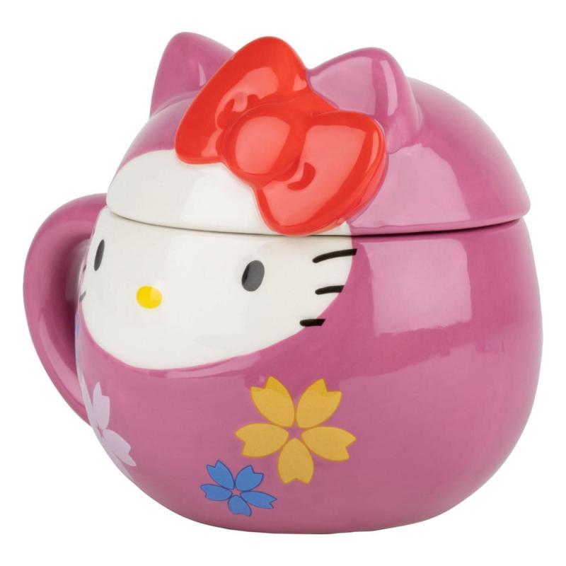 Sanrio 3D Mug Hello Kitty Kitty Daruma 1