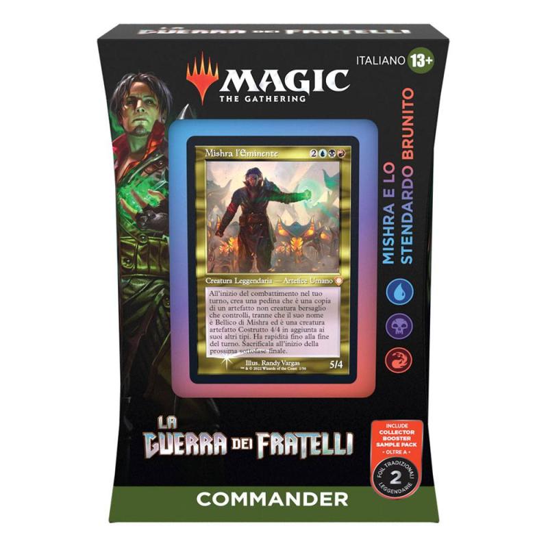 Magic the Gathering La Guerra dei Fratelli Commander Decks Display (4) italian