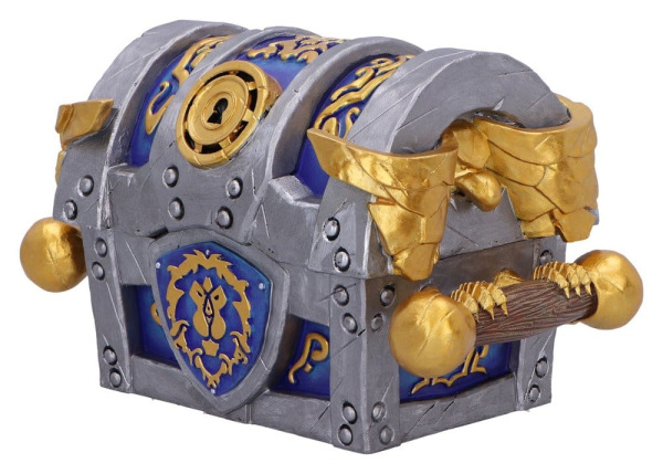 World of Warcraft Storage Box Treasure Chest Alliance War 11 cm 1