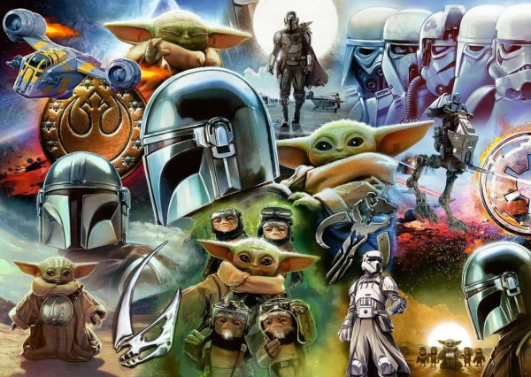 The Mandalorian and Grogu Jigsaw Puzzle (1000 Pieces) 1