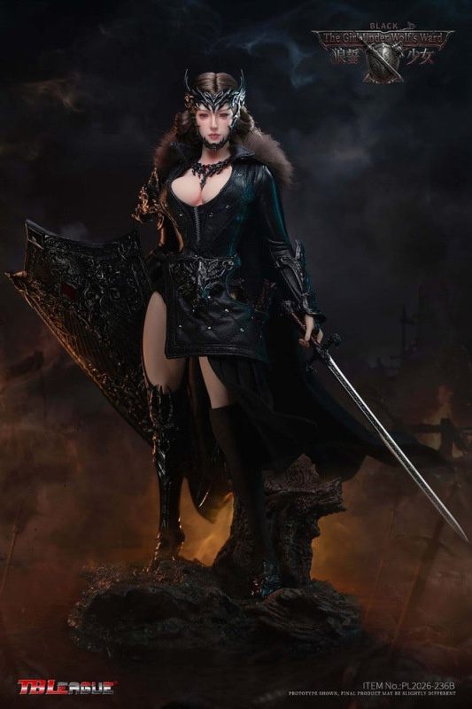 The Girl Under Wolf's Ward Action Figure 1/6 Eleanor (Black) 30 cm 6