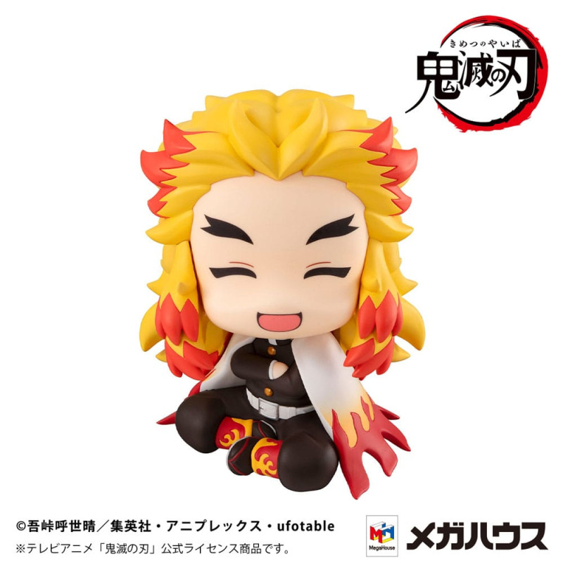 Demon Slayer: Kimetsu no Yaiba Look Up PVC Statue Rengoku Kyoujurou Smile Ver. 11 cm (with gift) 3