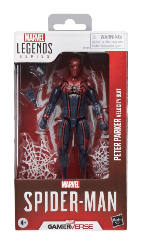 Spider-Man Marvel Legends Gamerverse Action Figure Peter Parker Velocity Suit 15 cm 12