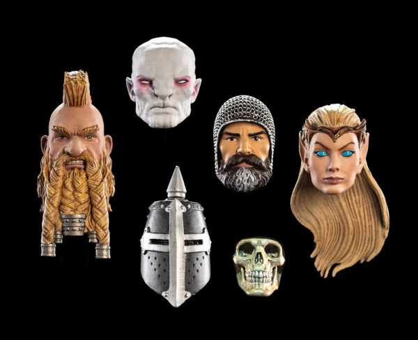 Mythic Legions Action Figure Accessory 5-Pack Heads