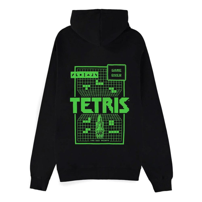 Tetris Zipper Hoodie Game Over Size M