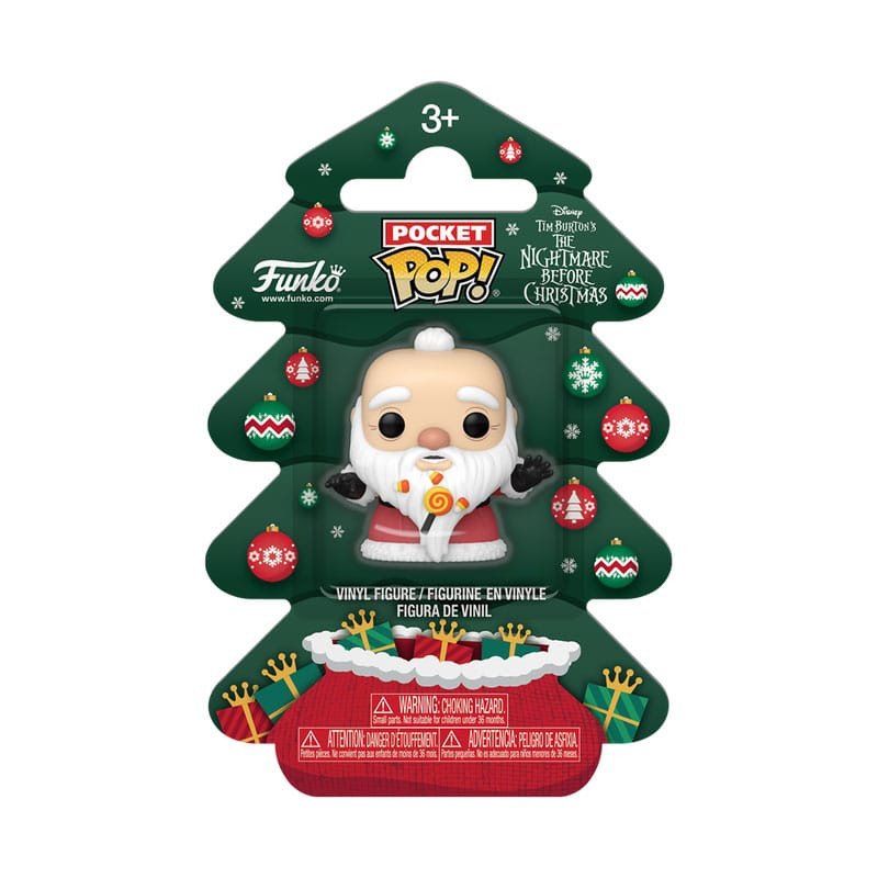 Nightmare before Christmas Holiday 2025 Pocket POP! Vinyl Keychains SandyCLS Tree Holiday Box 4 cm 1