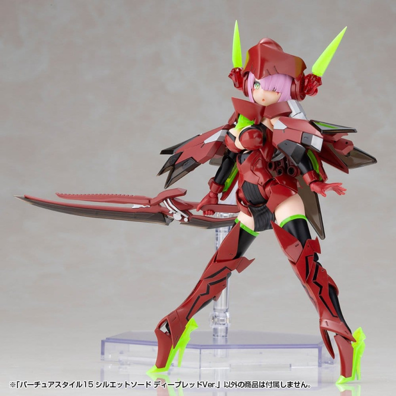 Kotobukiya M.S.G. Model Kit Accessory Set Virtuous Style 15 Silhouette Sword Deep Red Ver. 14 cm 14