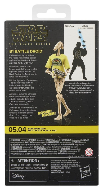 Star Wars Black Series Action Figure B1 Battle Droid May the 4th Be With You 15 cm 1