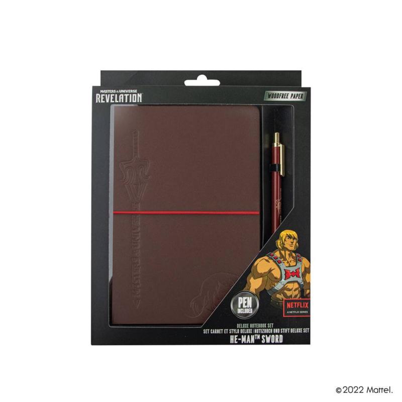 Masters of the Universe - Revelation: Notebook Set (notebook + pen) He-Man with Sword 2