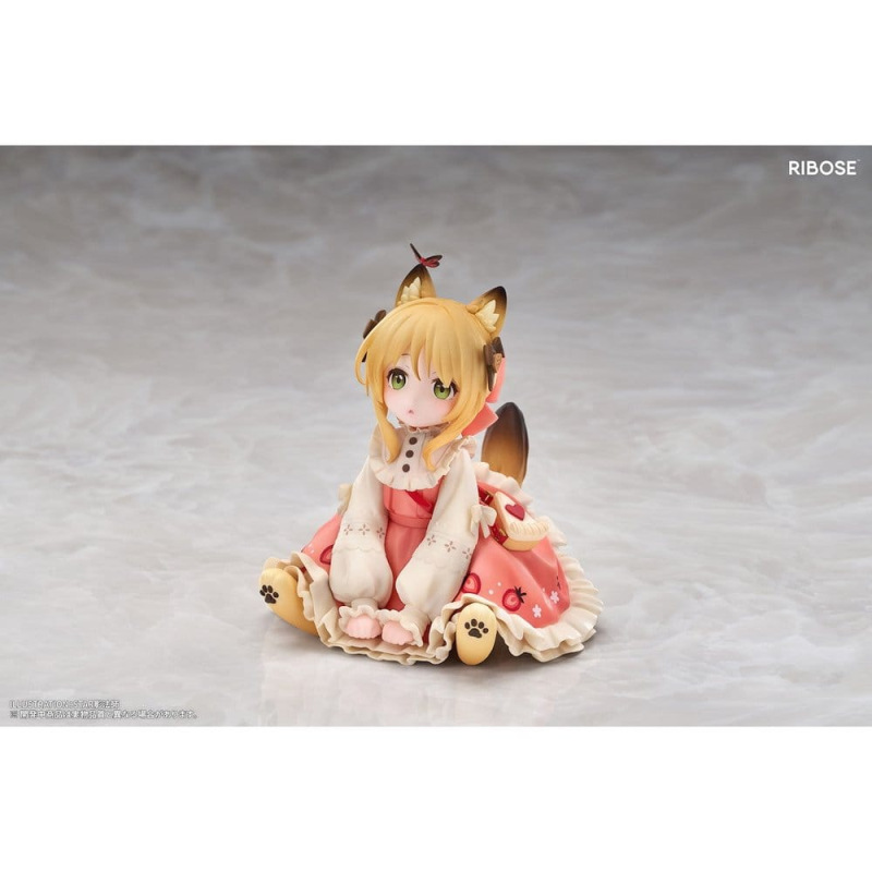 Original Character DLC Series PVC Figure Tea Time Cats Orange Cat 10 cm 6