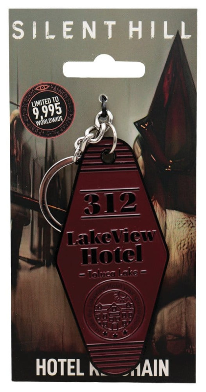 Silent Hill Keychain Keyring Hotel Red Limited Edition 3