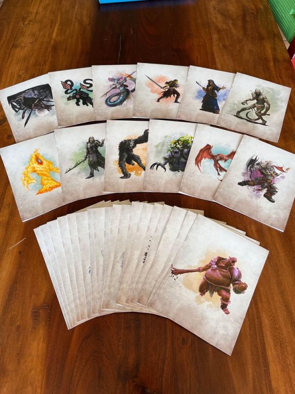 Dungeons & Dragons RPG Encounter Cards Challenge Rating 7+: Pack 1 *english*