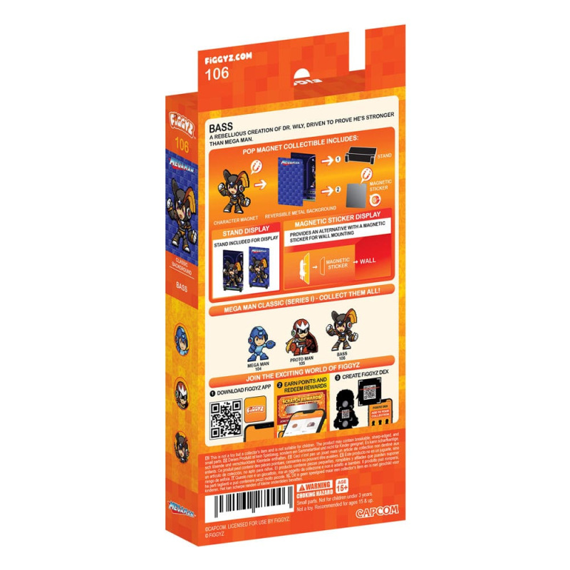 Mega Man FiGGYZ Magnet Collectible Bass 11 cm 2