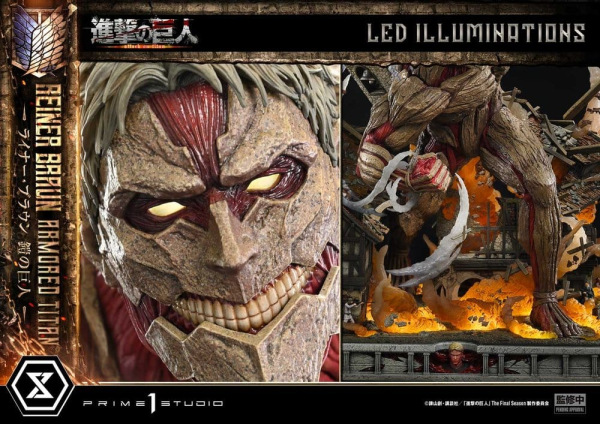 Attack on Titan (TV animation) Ultimate Diorama Masterline Statue Reiner Braun Armored Titan Bonus V 8