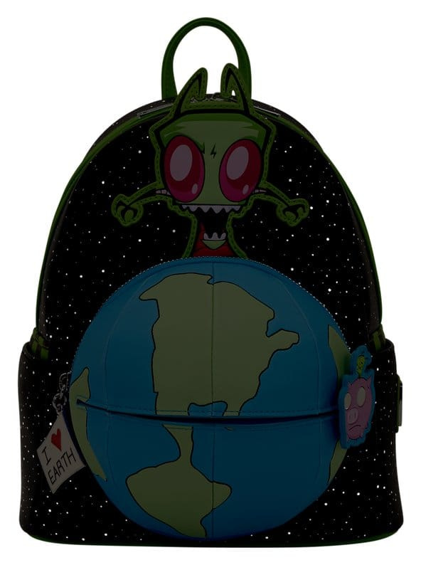 Nickelodeon by Loungefly Mini Backpack Invader Zim Glow 3