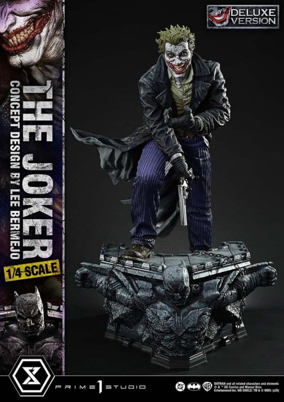DC Comics Ultimate Premium Masterline Series Statue 1/4 The Joker (Concept Design by Lee Bermejo) De 9