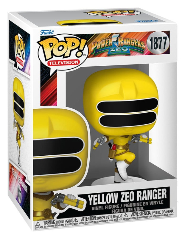 Power Rangers Zeo POP! Movies Vinyl Figures Zeo Ranger Yellow 9 cm 1