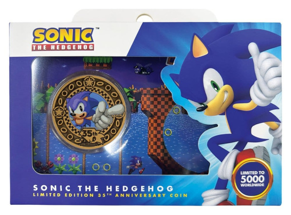 Sonic the Hedgehog Collectable Coin 35th Anniversary Limited Edition 3