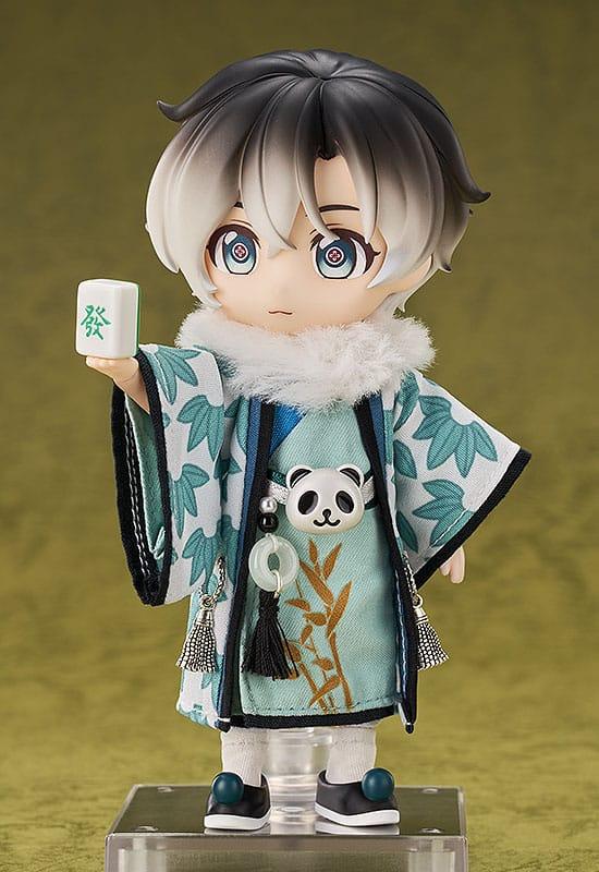 Original Character Nendoroid Doll Action Figure Chinese-Style Panda Mahjong: Laurier 14 cm